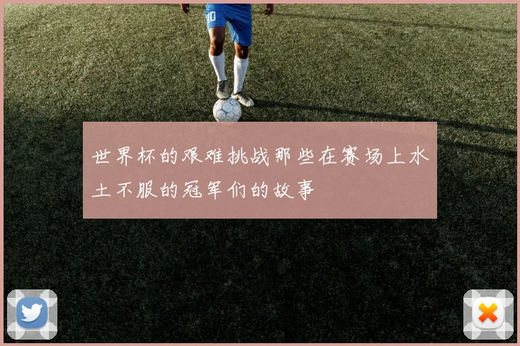 世界杯的艰难挑战那些在赛场上水土不服的冠军们的故事